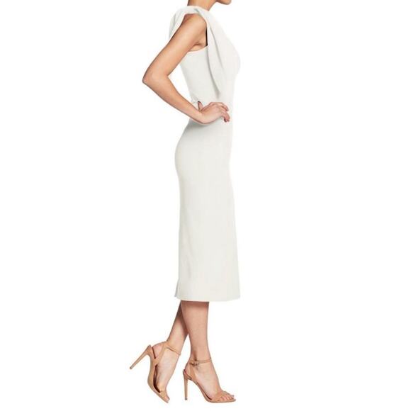 Dress the Population White Crepe Tiffany Dress NWT Size Large - Picture 4 of 13